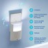 HEATH ZENITH Wireless LED Night Light Doorbell Kit with Push-button - 3 Tones