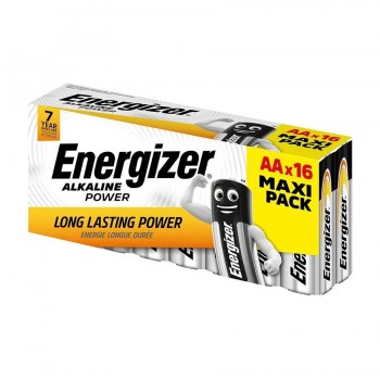 Energizer Alkaline Power AA Battery - 1.5 V - 16-Pack