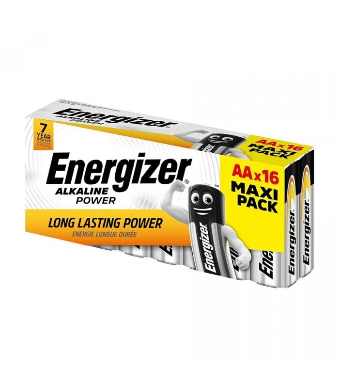 Energizer Alkaline Power Pile AA - 1.5 V - Paquet de 16