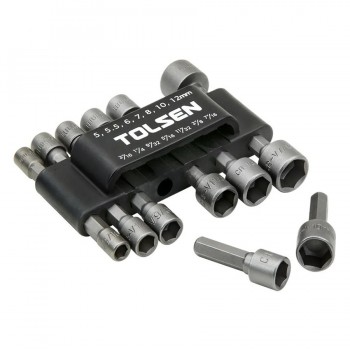 Tolsen Ensemble d'embouts de tourne-écrou - 14 pièces