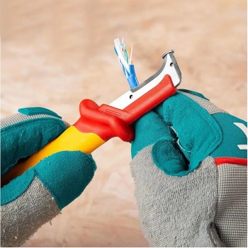 Tolsen Couteau à dénuder isolé Prémium 50 X185 mm