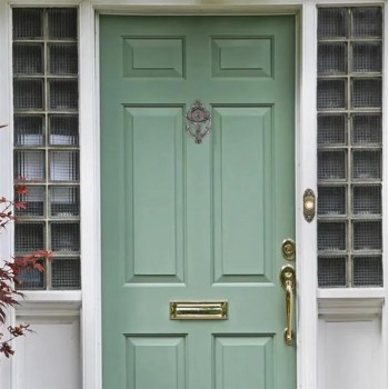 Heath Zenith Bouton sonnette de porte antique illuminé DEL - Laiton