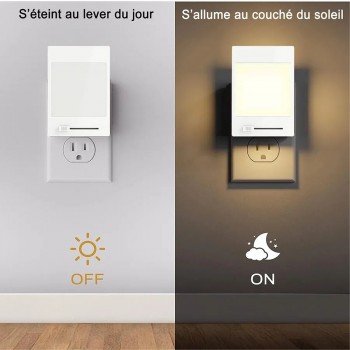 Automatic Dimmable LED Wall Night Light - 12 W