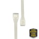 AddTools Ultra-Strong 8-Inches Cable Zip Tie - White - Pack of 100