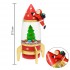 Ason Decor Lighted Rocket Christmas Lantern with Astronaut Santa - 27.5 cm