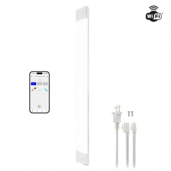 Éclairage de sous armoire DEL Wi-Fi enfichable avec TCC ajustable - 24 po