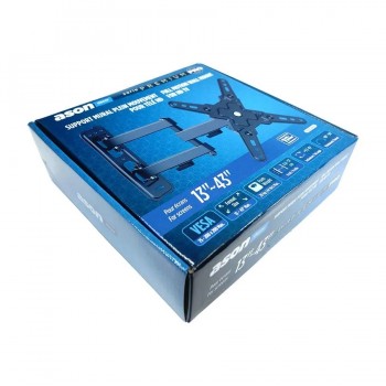 Ason Decor Full Motion Wall Mount for 13 to 43 inch TVs - Dual Pivot