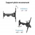 Ason Decor Support mural plein mouvement pour TV de 13 po à 43 po