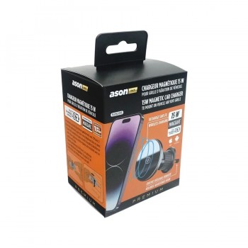 Ason Tech 15W Car Vent Wireless Qi MagSafe Charger