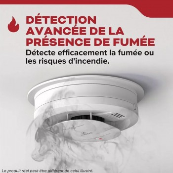 Détecteur de fumée câblé KIDDE DÉTECTE 20SA10 avec pile de secours