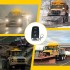 AddTools Wireless Magnetic Base Beacon Light - 12.8 in. - 48 LED - 12-24V - Amber