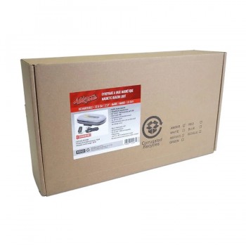 AddTools Gyrophare sans fil à base magnétique - 12,8 po. - 48 DEL - 12-24 V - Ambre