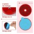AddTools Réflecteur autocollant rond - Rouge - 6 cm - Paquet de 4