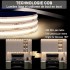 Ason Decor COB LED Light Strip with Dimmer - 24V - 320 LEDs/m - 4000K - 5 m Ason Decor COB LED Light Strip with Dimmer - 24V - 320 LEDs/m - 4000K - 5 m