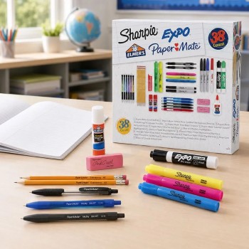 Ensemble de fournitures scolaires - 38 Pièces