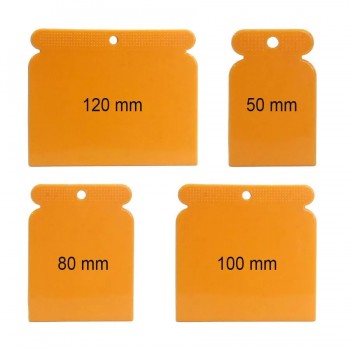 Tolsen Ensemble de grattoirs en plastique - 4 morceaux