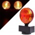 Set of 2 Magnetic LED Towing Lights - 12V - 4 in. - Red/Amber
