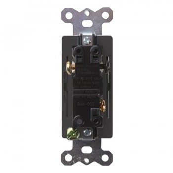 PureVolt Interrupteur à bascule décora 3 voies 15 A 120 V - Noir