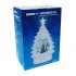 Ason Decor LED Illuminated Christmas Tree with a Village in a Swirling Snow Effect