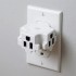 PureVolt T-shaped 3-socket Wall Adapter - 125V - 15A - White