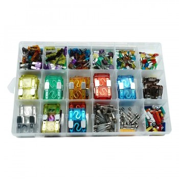PureVolt Assortiment de fusibles automobiles multi-formats - 12 V - 440 pièces
