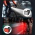 PureVolt Ensemble de lumières avant et arrières de vélo 6 DEL rechargeables