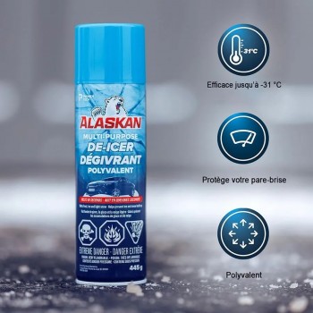 ALASKAN Multipurpose De-icer Aerosol 445g