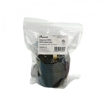 PureVolt Adaptateur avec bouton de réinitialisation NEMA TT-30P vers 5-15R