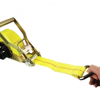 AddTools Sangle à cliquet à crochet en J - Capacité de 4536 kg - 50 mm X 9.14 m