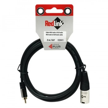 RedLink XLR Male to RCA Male Cable - 2 m