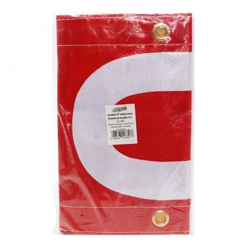 AddTools Bannière de sécurité « D » réfléchissante - 30,5 X 244 cm - 10 œillets