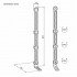 Ason Decor Support universel pour barre de son avec fixations en L - Capacité 15 kg