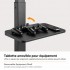 Ason Decor Support de téléviseur sur pied réglable avec tablette - 37 à 75 po - 50 kg Ason Decor Support de téléviseur sur pied réglable avec tablette - 37 à 75 po - 50 kg