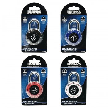 Cadenas à combinaison BRINKS en acier - 47 mm - Couleurs variées