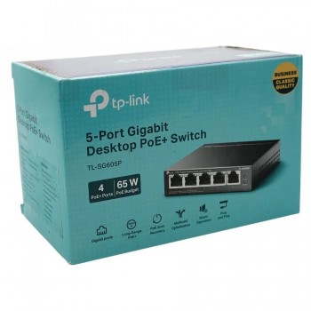 Commutateur réseau TP-Link TL-SG605P - 5 ports Gigabit - Réusiné