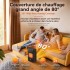Oscillating Ceramic Space Heater with Remote Control - 3 Modes - 1500 W Oscillating Ceramic Space Heater with Remote Control - 3 Modes - 1500 W