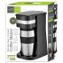 Hauz Cafetière à portion individuelle avec tasse de voyage thermique en acier inoxydable de 420 ml