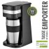 Hauz Cafetière à portion individuelle avec tasse de voyage thermique en acier inoxydable de 420 ml