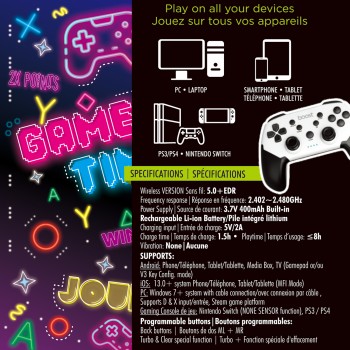 Boost Manette de jeu sans fil portable pour iOS et Android