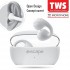 Escape Wireless TWS Ear Clip Earphones with Microphone - White