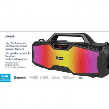 Borne Haut-Parleur Bluetooth portables haute performance - Noir