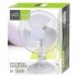 Hauz Ventilateur de bureau oscillant de 16 po - Blanc