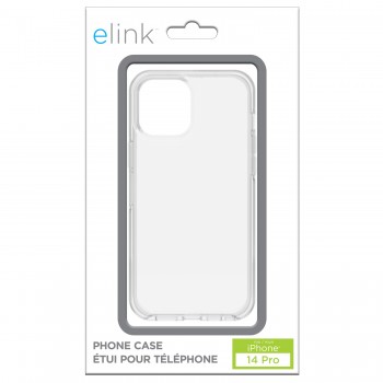 eLink Étui pour Téléphone TPU Transparent - iPhone 14 Pro