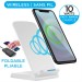 eLink 10W Fast Ultra-Thin Foldable Wireless Charger - White