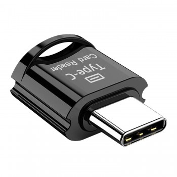 Elink Type-C Micro SD/TF metal card reader with keychain