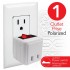 eLink 15 Amp Single Outlet Adapter with Switch and Red Power Indicator