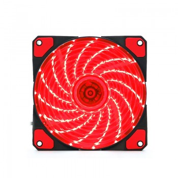 120mm PC Case Cooling Fan, Super Silent with Red LED