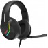 Marvo Tactic 40 H8618 USB2.0 Casque gaming filaire supra-auriculaire avec rétroéclairage RGB et microphone - Noir