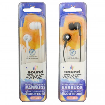 Sound Junkie Écouteurs-boutons avec suppresseurs de bruit