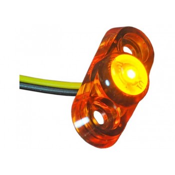 Jammy J-57-A - PC Rated Micro LED Side Marker - Amber